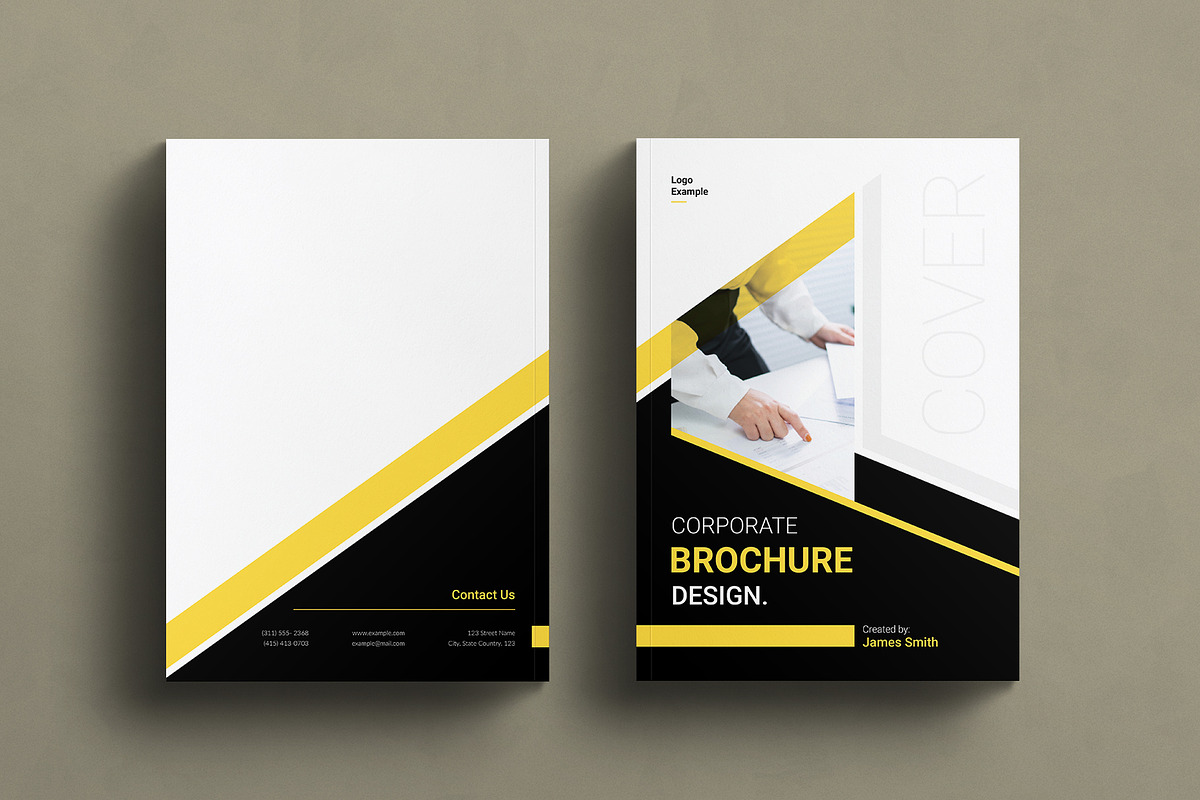 Corporate Brochure Template, a Brochure Template by TemplatesForest (Photo 7 of 7)