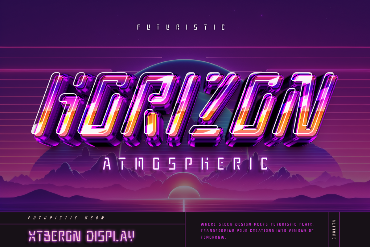 Xyberon, a Serif Font by Burntilldead (Photo 10 of 12)