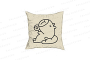 Cute Kawaii Capybara with Food, an Animal Illustration by Palau (Thumbnail 5 of 12)