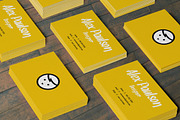 Bright Bold Business Card Design 013, a Business Card Template by Nonaglyph Design (Thumbnail 2 of 5)