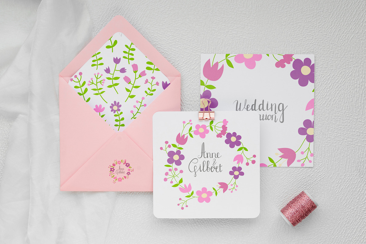 Big floral set, a Decorative Illustration by BerryCaty (Photo 7 of 13)