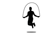 An energetic Jump Rope Silhouette, an Illustration by Amazin_art (Thumbnail 27 of 31)