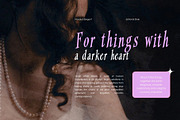 Gothic Romantic Display Serif Font, a Serif Font by foxsong (Thumbnail 3 of 6)