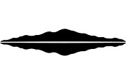 Mirror Landscape Silhouette, an Object Graphic by Designer_Momina (Thumbnail 15 of 20)