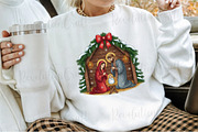 Nativity Scene Christmas, Jesus Png, an Illustration by OK Design (Thumbnail 2 of 4)