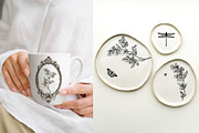 Garden Gallery: A Seamless Pattern, a Pattern Graphic by MouseGrey (Thumbnail 9 of 10)