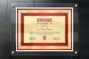 Certificate Word | PSD | AI, a Templates & Theme by Curve Design