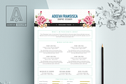 Vintage Resume Template Fransisca, a Resume Template by AdeevaResume (Thumbnail 2 of 4)