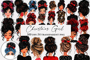 Christmas Girl clipart, an Illustration by Designworld (Thumbnail 1 of 5)