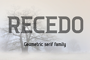 Recedo font family, a Sans Serif Font by vlad.berla (Thumbnail 1 of 6)