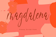 Magdalena, a Script Font by Raseuki (Thumbnail 1 of 9)
