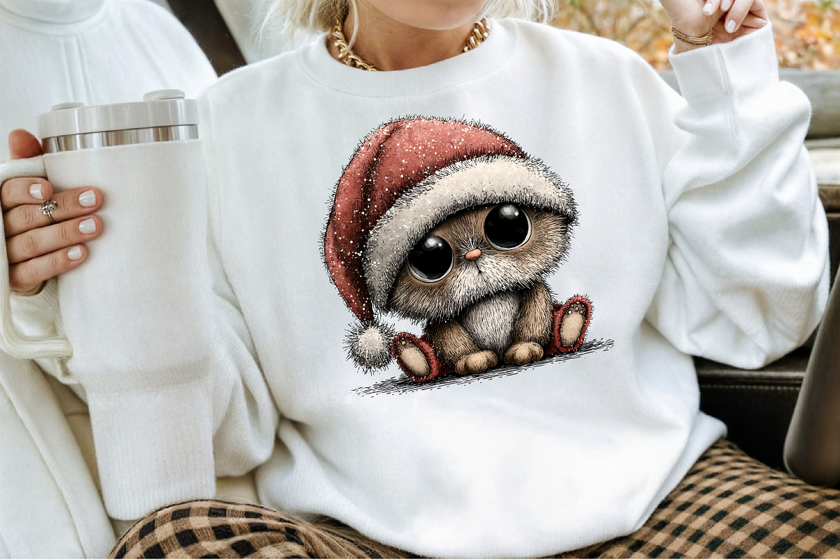 Watercolor Red Christmas Time Clipar, an Illustration by Sublimation Artist (Photo 4 of 6)