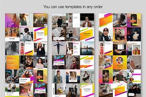 Colorful CANVA Instagram Template