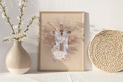 Easter Card Cross Art He Is Risen, a Card Template by PawGraphic (Thumbnail 7 of 10)