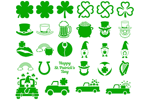 St Patrick Digital Stencil Bundles.