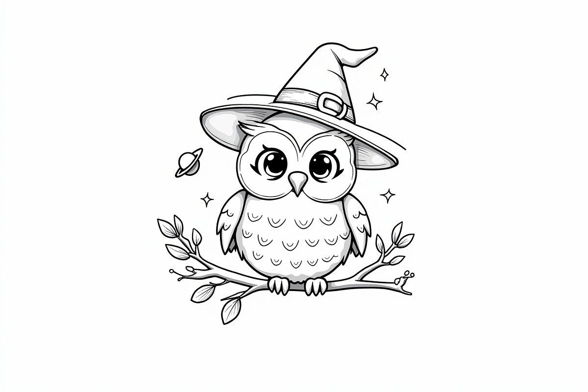 Halloween Illustration Coloring bund, an Illustration by Artivon (Photo 18 of 26)