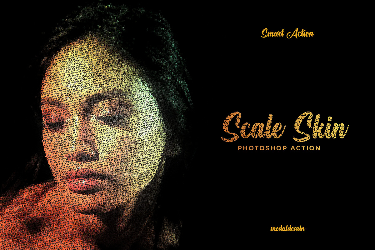 Smart Actions - Scale Skin, an Action Add-On by Modaldesain (Photo 1 of 4)