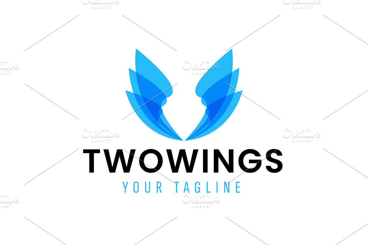 wings logo vector icon illustration, a Branding & Logo Template by Dyn Studio