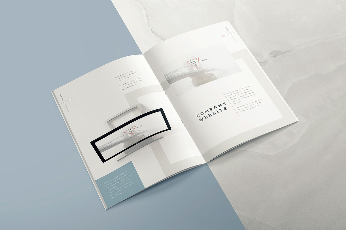 The Voyage - Brand Book Template, a Brochure Template by ZippyPixels (Photo 4 of 16)