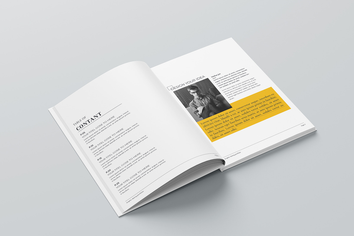 Graphic Design Portfolio, a Brochure Template by obidullah_01 (Photo 3 of 17)