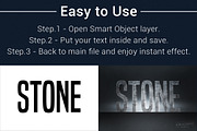 Stone Text Effects Mockup, a Layer Style Add-On by Krukowski Graphics (Thumbnail 5 of 5)