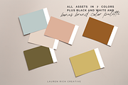 Abstract Brush Strokes & Botanicals, an Illustration by Lauren Rich Creative Shop (Thumbnail 3 of 6)
