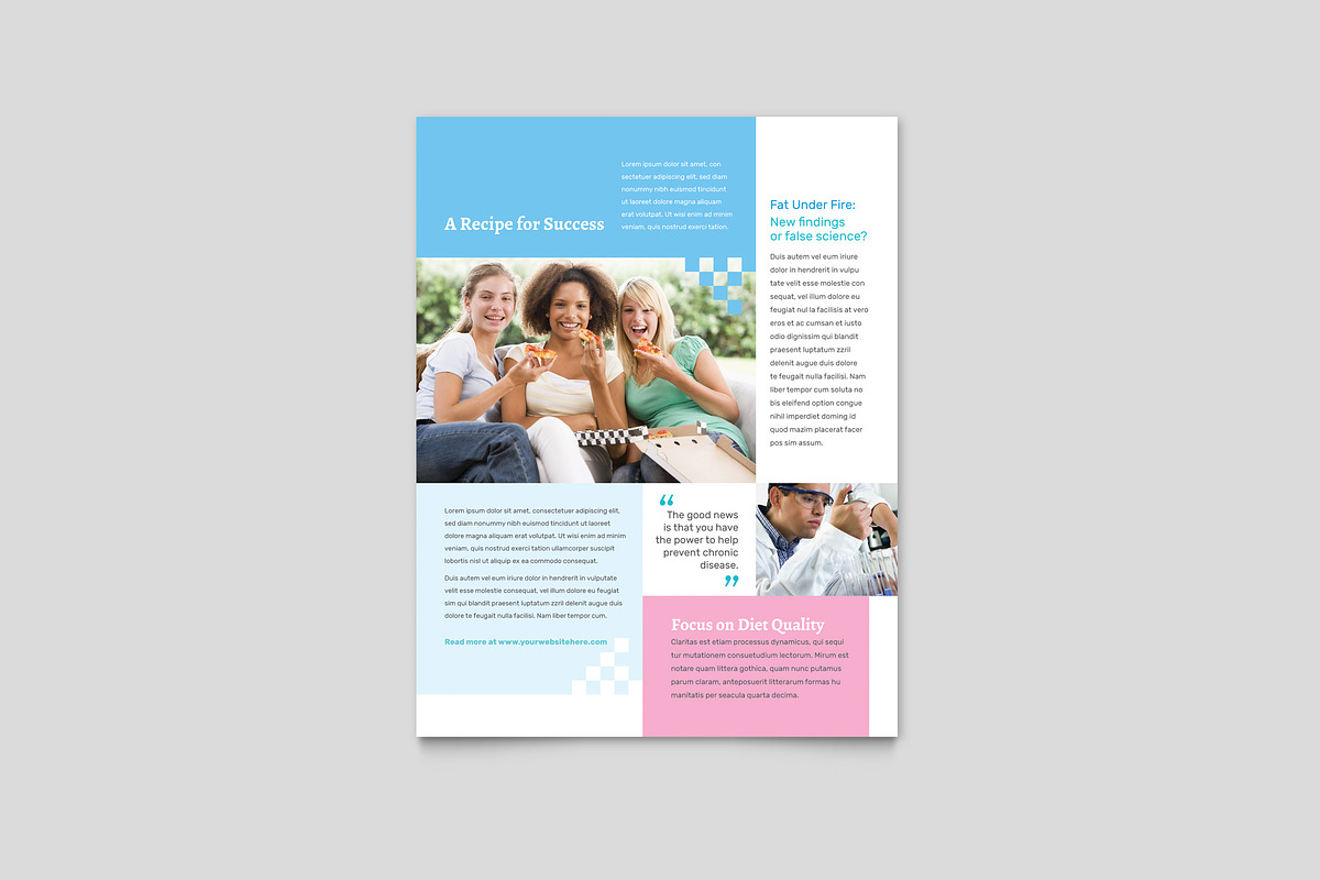 Nutritionist Newsletter Templates, a Magazine Template by StockLayouts (Photo 6 of 8)