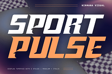 Sport Pulse - Racing Logo Font
