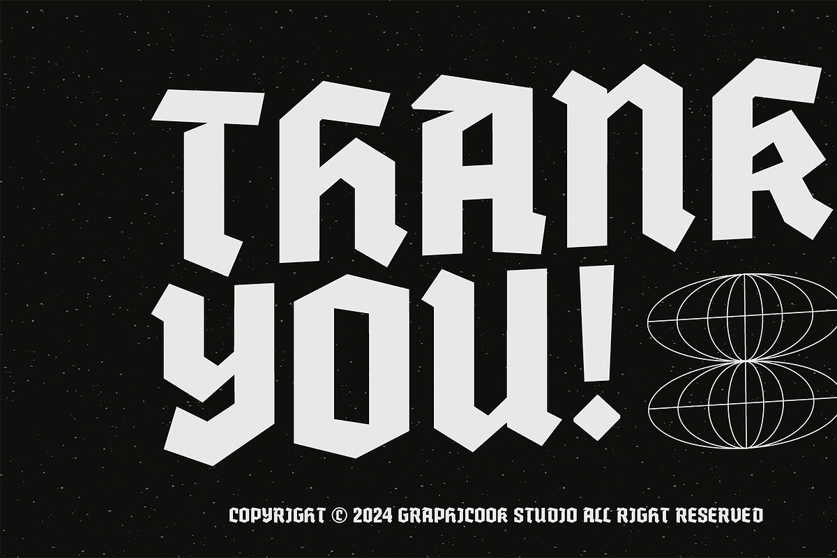 Typomod Modern Black Letter, a Blackletter Font by graphicook (Photo 10 of 10)
