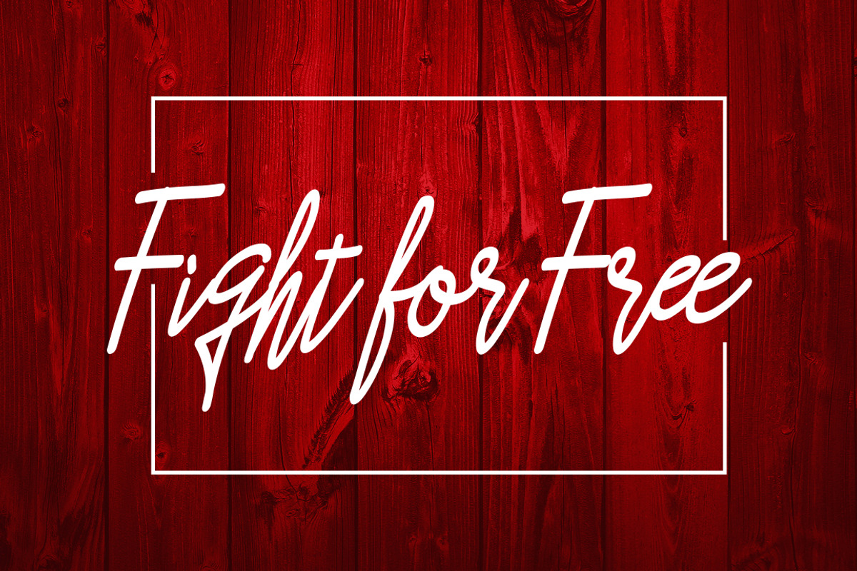 Asfrogas Typeface preview 5