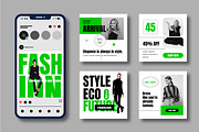 Fashion Social Media Template Design, a Social Media Template by MightyDesign (Thumbnail 2 of 8)