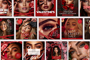 Brows & Lashes Instagram Templates, a Social Media Template by DesignsbyMariaStudio (Thumbnail 5 of 10)