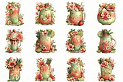 Whimsical summer tropical drink Clip, an Illustration by Designworld (Thumbnail 2 of 6)