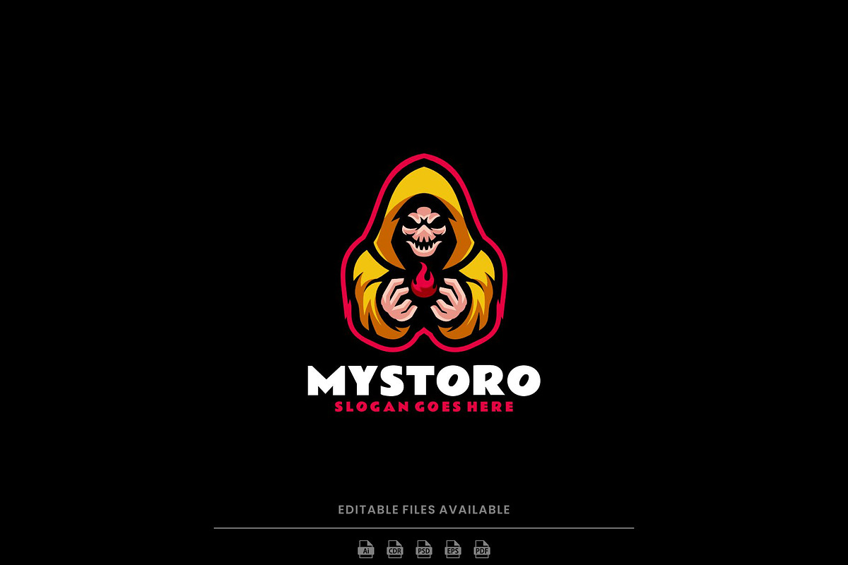 Wizard Mascot Logo Design, a Branding & Logo Template by Artnivora.Std