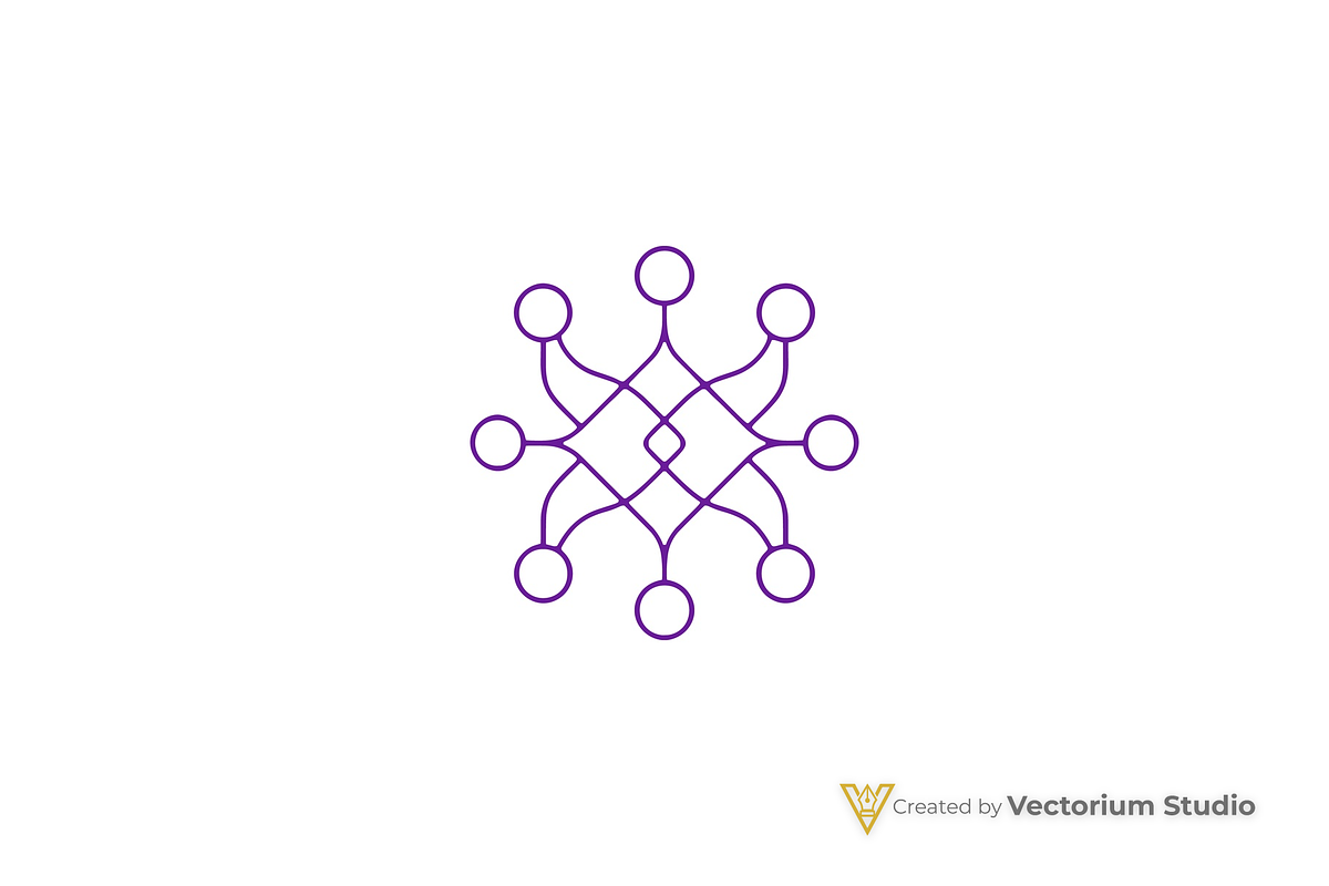 Network Abstract Geometric Logo, a Branding & Logo Template by Vectorium Studio (Photo 9 of 16)