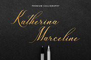 Katherina Marceline Calligraphy Font, a Handwritten Font by UICreative (Thumbnail 1 of 13)