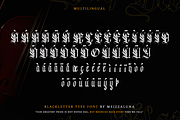 Van Blessing - Blackletter Typeface, a Blackletter Font by Meizzaluna Design (Thumbnail 6 of 10)