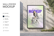 Outdoor Wall Poster Frame Mockup, an Advertising Mockup by graphypix (Thumbnail 2 of 4)