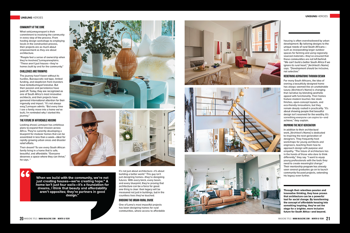 Magazine Template, a Magazine Template by Red Cactus Creative (Photo 11 of 20)