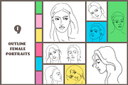 FACES part I FEMALE, a Person Illustration by statica (Thumbnail 3 of 12)