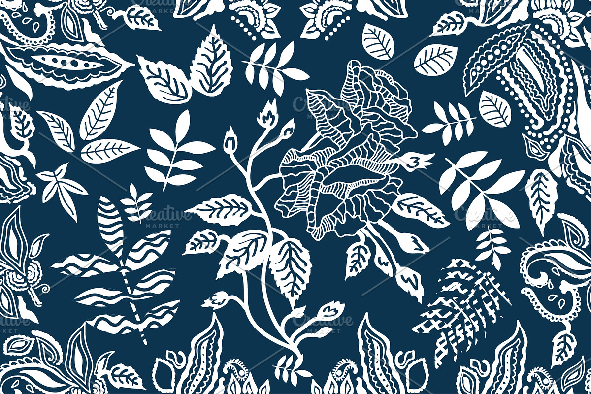 Blue and White Textures and Patterns, a Texture Graphic by Svetlana Kononova (Photo 3 of 7)