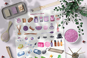 Aromatherapy Watercolor Collection, an Object Illustration by BarvArt (Thumbnail 4 of 17)