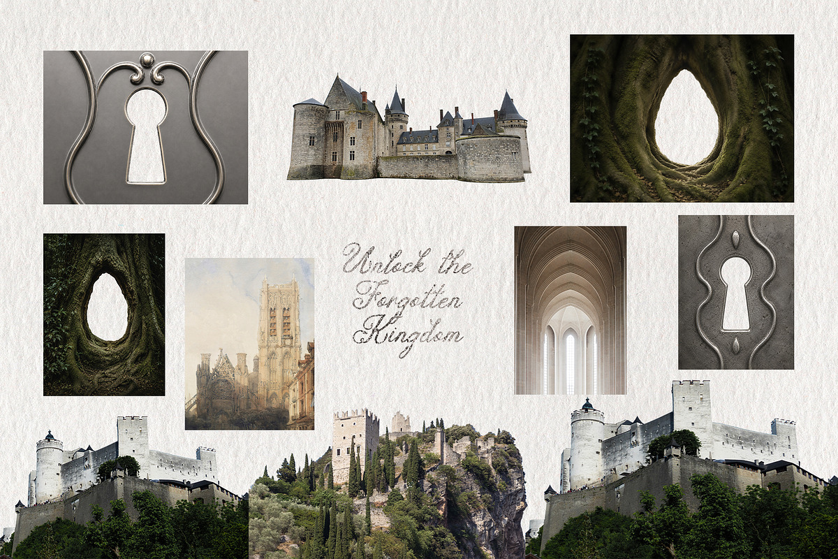 Enchanted Knight Archive Collage Kit, an Object Graphic by Lidberia (Photo 11 of 12)