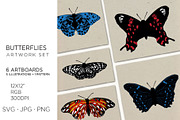 Realistic Butterfllies, Buttrerfly, an Animal Illustration by Bloom21Art (Thumbnail 1 of 5)