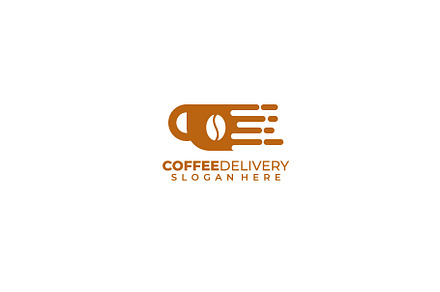 glass coffee logo template icon, a Branding & Logo Template by OmerStudio