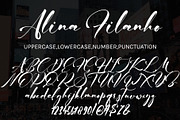 Alina Filanho, a Handwritten Font by HaKi Studio (Thumbnail 5 of 5)