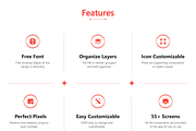 Prime Fitness App UI Kit, an UI Kit Template by Futurelens (Thumbnail 2 of 6)