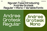 Andree Grotesk Regular, a Sans Serif Font by Nguyen Type (Thumbnail 2 of 9)