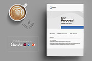 Project Proposal Template, Marketing, a Brochure Template by Niofix (Thumbnail 1 of 6)