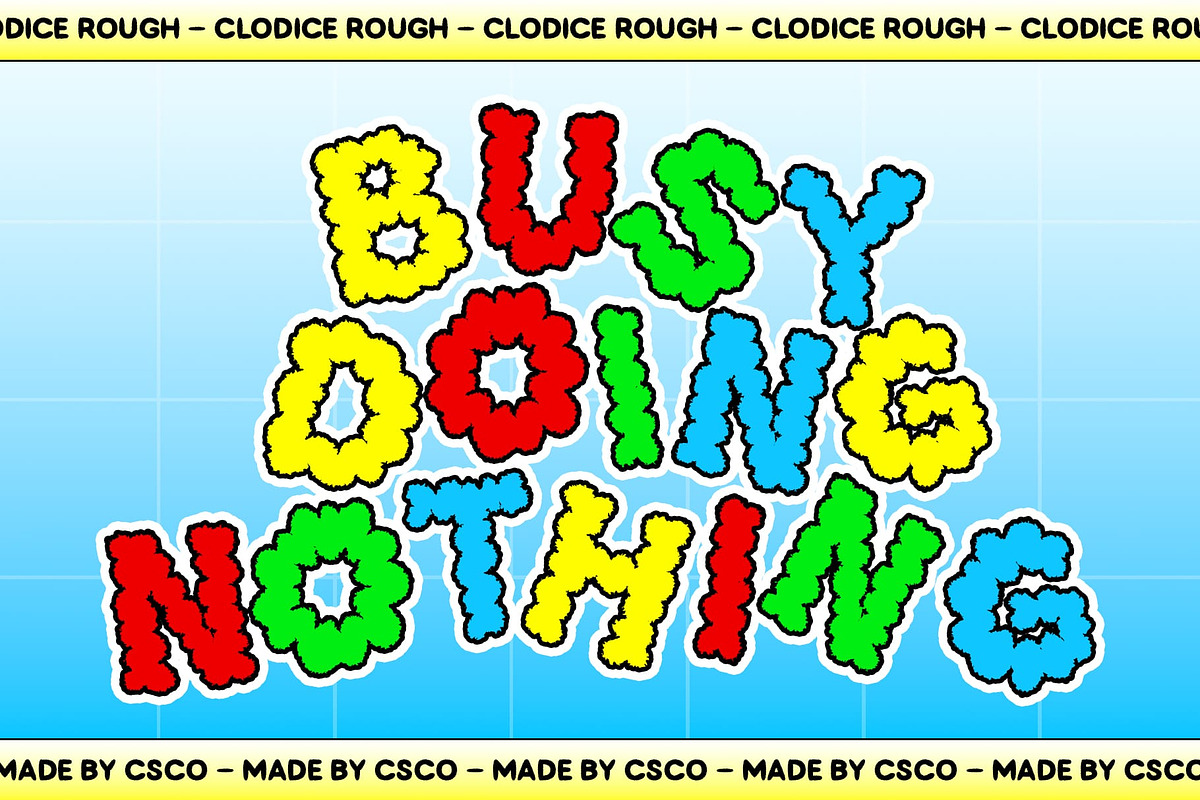 Clodice Rough, a Sans Serif Font by Craft Supply Co. (Photo 3 of 8)